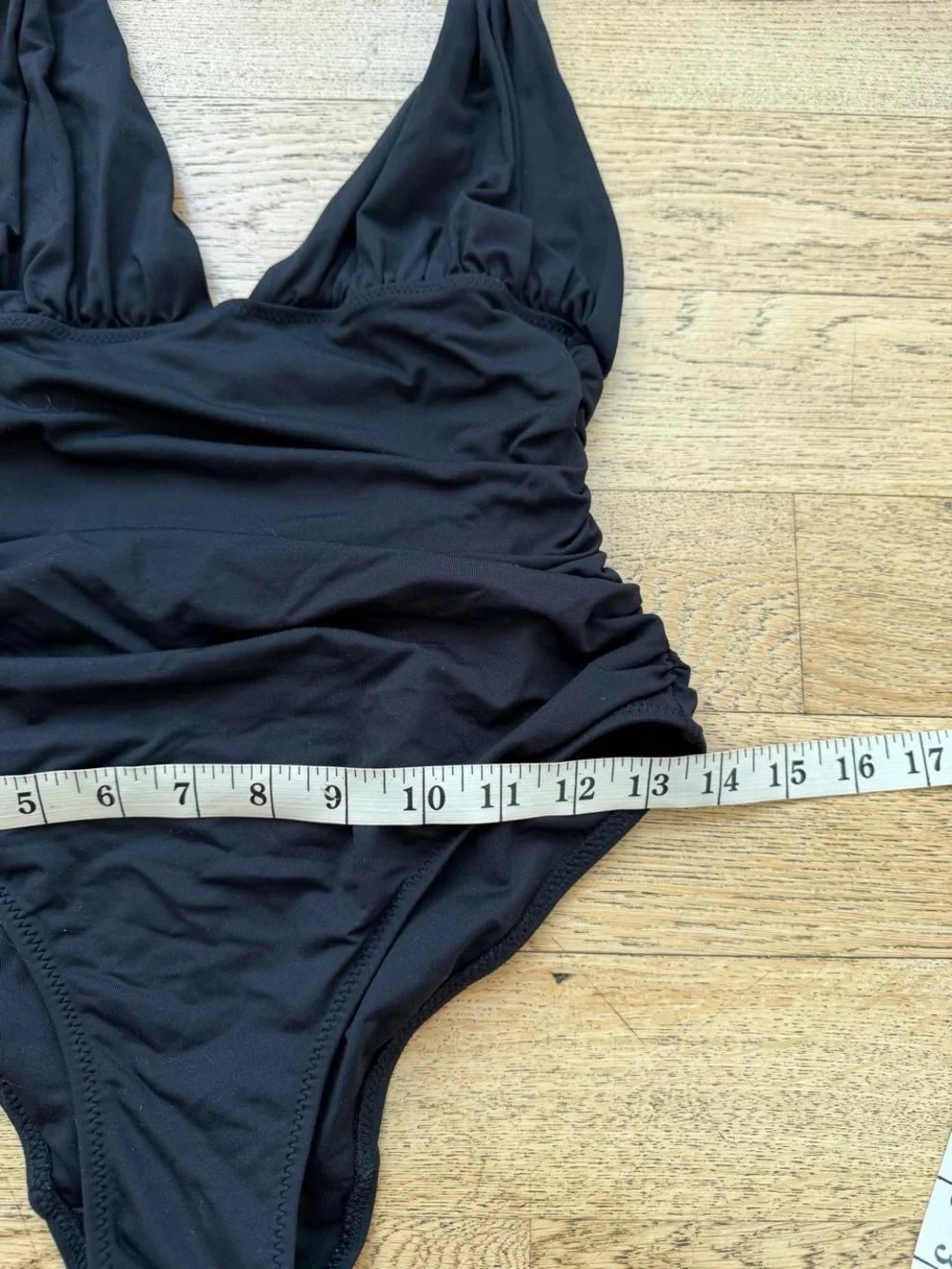 Melissa Odabash Black Swimsuit with Teal Label